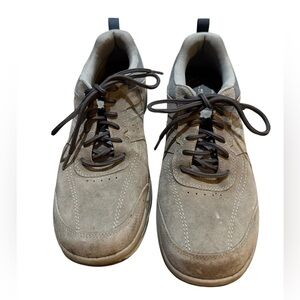 Rockport Men's Gray Suede Sneakers